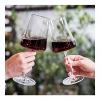 Conjunto 6 Taças De Cristal Para Vinho Pleasure Haus 460ml